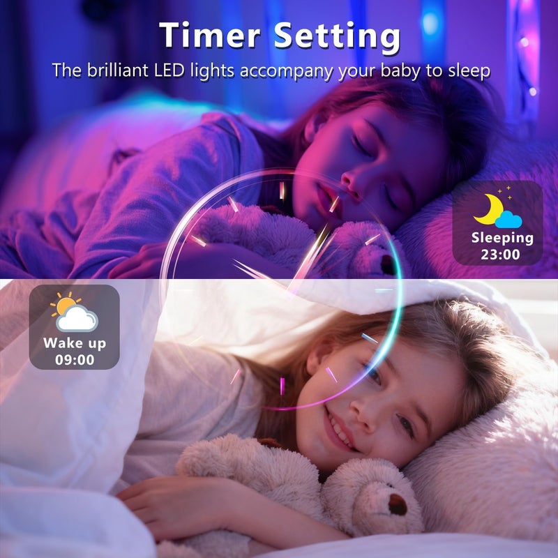 DAYBETTER Led Strip Lights 300 ft Ultra Long Smart Light Strips with App Voice Control Remote, 2835 RGB Music Sync Color Changing Lights for Bedroom, Kitchen, Party,Home Decoration - Image 4